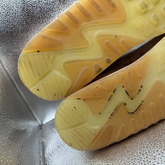 Size 11 Nike Air Max 90 Womens Beige Shimmer Polka‎ Dot Sneakers CZ1929-200 - Picture 10 of 11